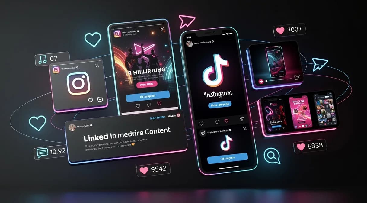 IA para Redes Sociais: Crie Conteudo que Para o Scroll em Escala